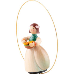 Schaarschmidt Blumenkind mit Blumenschale im Ring - 6 cm