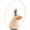 Schaarschmidt Blumenkind mit Blumenschale im Ring - 6 cm