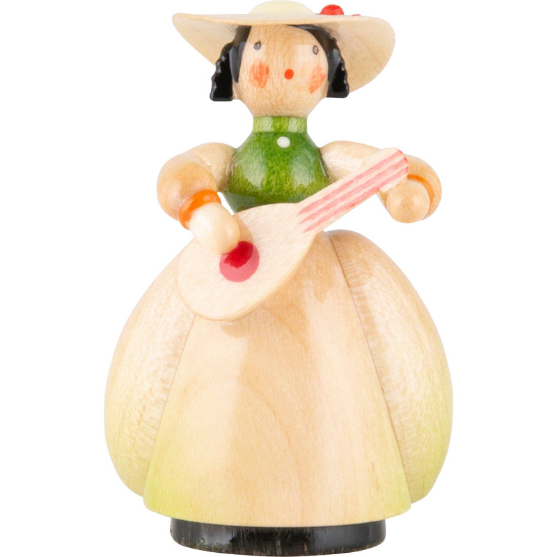 Schaarschmidt Hat Lady with Mandoline - 4 cm / 1.6 inch