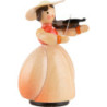Schaarschmidt Hat Lady with Violin - 4 cm / 1.6 inch