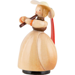 Schaarschmidt Hut-Dame mit Flöte - 4 cm