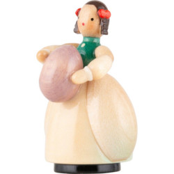 Schaarschmidt Girl with Egg blue - 4 cm / 1.6 inch