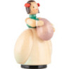 Schaarschmidt Girl with Egg blue - 4 cm / 1.6 inch