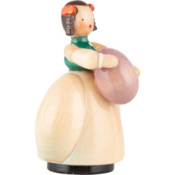 Schaarschmidt Mädchen mit Ei lila - 4 cm