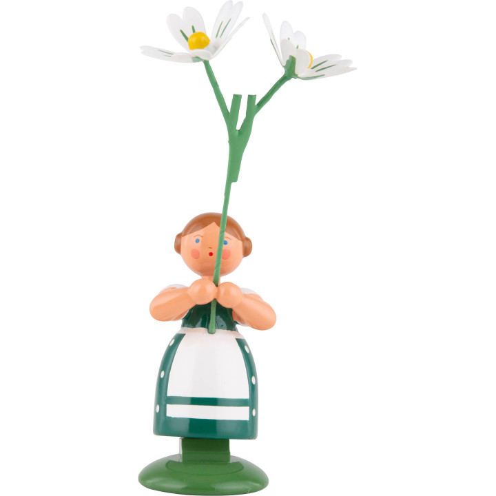 Wiesenblumenmädchen mit Sternmiere - 11 cm