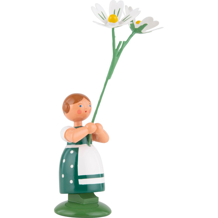 Wiesenblumenmädchen mit Sternmiere - 11 cm