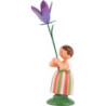 Wiesenblumenmädchen mit Wiesenglockenblume - 11 cm