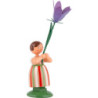 Wiesenblumenmädchen mit Wiesenglockenblume - 11 cm