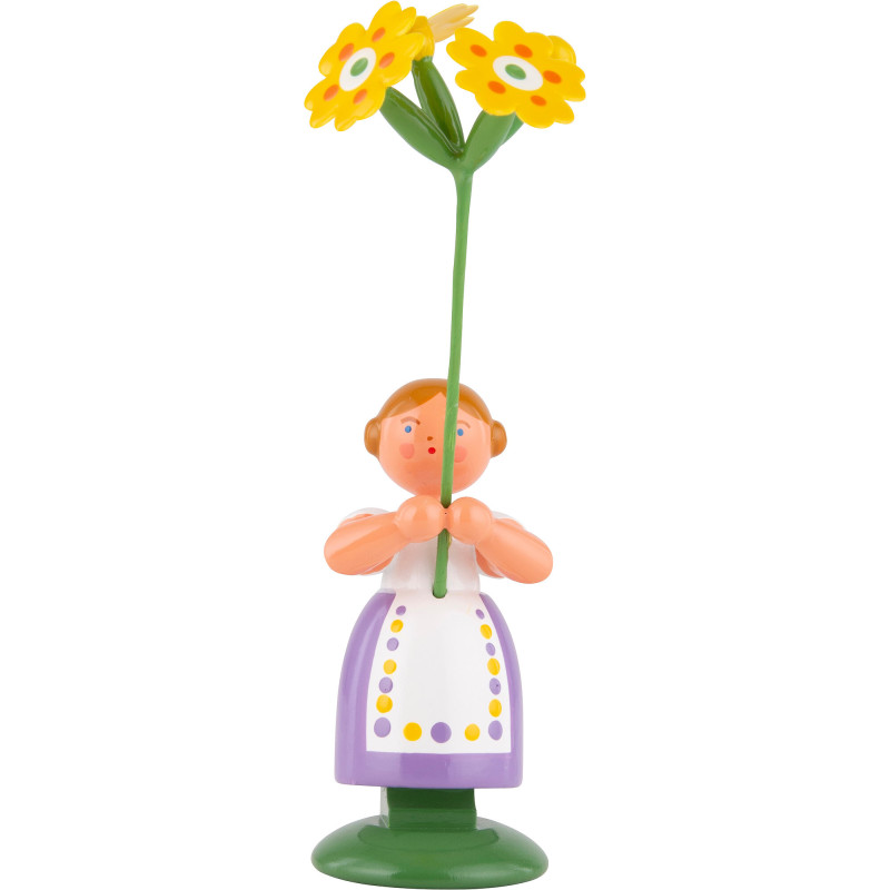 Wiesenblumenmädchen mit Himmelschlüssel - 11 cm