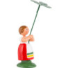 Meadow Flower Girl with Lucky Clover - 11 cm / 4.3 inch