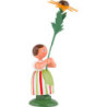 Wiesenblumenmädchen mit gelbem Sonnenhut - 11 cm