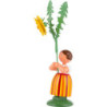 Meadow Flower Girl with Dandelion - 11 cm / 4.3 inch