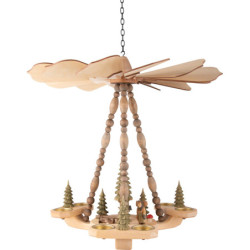 1-Tier Ceiling Pyramid Woodpile - 45 cm / 17.7 inch