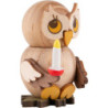 Owl Child with Candle - 4 cm / 1.6 inch