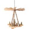 1-Tier Ceiling Pyramid Woodpile - 45 cm / 17.7 inch