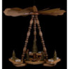 1-Tier Ceiling Pyramid Woodpile - 45 cm / 17.7 inch