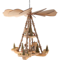 2-stöckige Deckenpyramide Waldleute - 53 cm