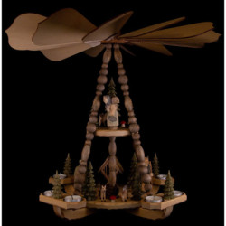2-stöckige Deckenpyramide Waldleute - 53 cm