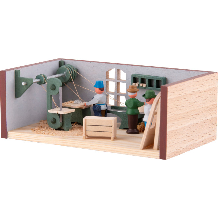 Miniaturstübchen Tischlerei - 4 cm