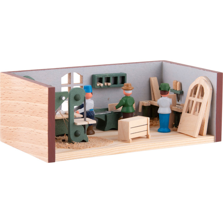 Miniaturstübchen Tischlerei - 4 cm