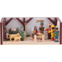 Miniaturstübchen Krippenstube - 4 cm