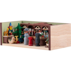 Miniaturstübchen Spielzeugladen - 4 cm