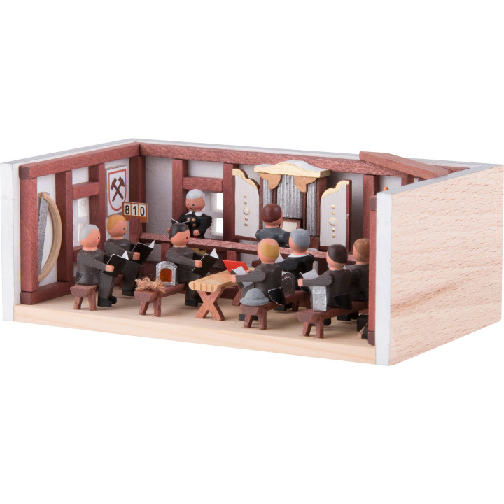 Miniature Room - Miners' Prayer Room - 4 cm / 1.6 inch
