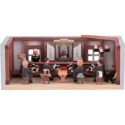 Miniaturstübchen Bergbauliche Betstube - 4 cm