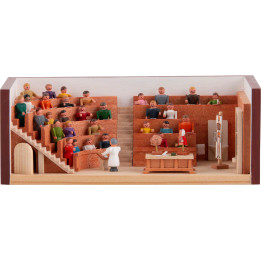 Miniaturstübchen Hörsaal - 4 cm