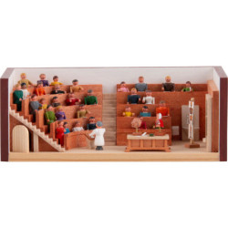 Miniaturstübchen Hörsaal - 4 cm
