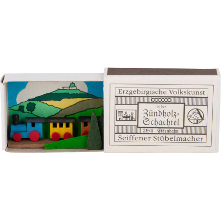 Zündholzschachtel Eisenbahn - 3,8 cm