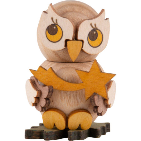 Owl Child with Star - 4 cm / 1.6 inch