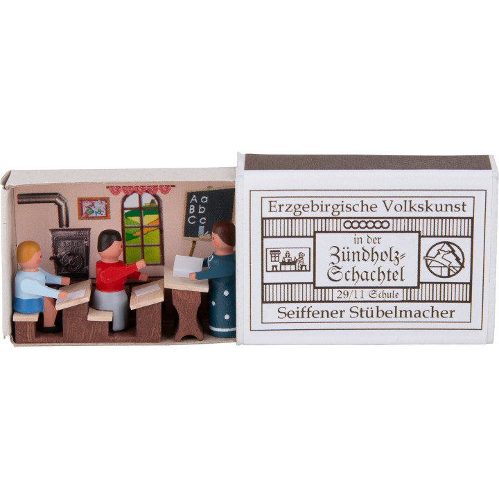 Zündholzschachtel Schule - 3,8 cm