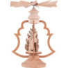 1-Tier Thermic Pyramid - Santa Claus - 13,5 cm / 5.3 inch