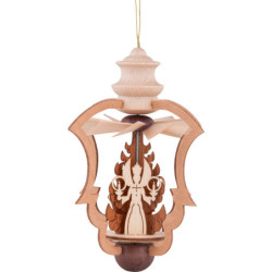 Tree Ornament - Angel and Horse Rider - 10,5 cm / 4.1 inch