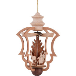 Christbaumschmuck Weihnachtsmann - 10,5 cm