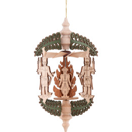Christbaumschmuck Rollbaum - Bergmann, Engel und Reiterlein - 14,5 cm