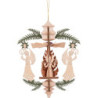 Tree Ornament - Branch - Miner, Angel and Horse Rider - 13 cm / 5.1 inch