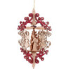 Christbaumschmuck Rollspan Engel mit Glocke - Christi Geburt - 15 cm