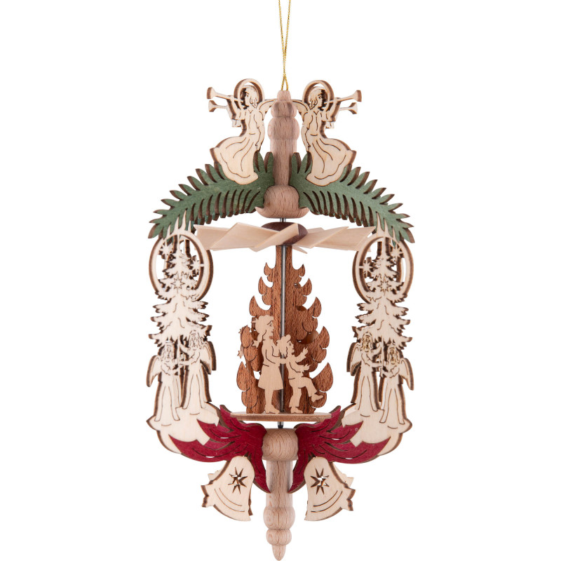 Tree Ornament - Angel with Fir Tree - Christmas Eve - 14,5 cm / 5.7 inch