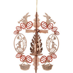 Easter Ornament - Bunny and Snowdrop - 15,3 cm / 6 inch