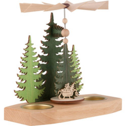 1-Tier Pyramid - Fir Trees - Christmas Tree - 16,5 cm / 6.5 inch