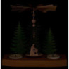 1-stöckige Pyramide Tannen - Christi Geburt - 16,5 cm