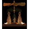 1-stöckige Pyramide Christbaum - Heiliger Abend - 20 cm