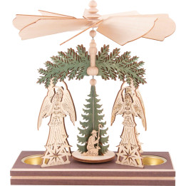 1-stöckige Pyramide Engel - Christi Geburt - 20 cm