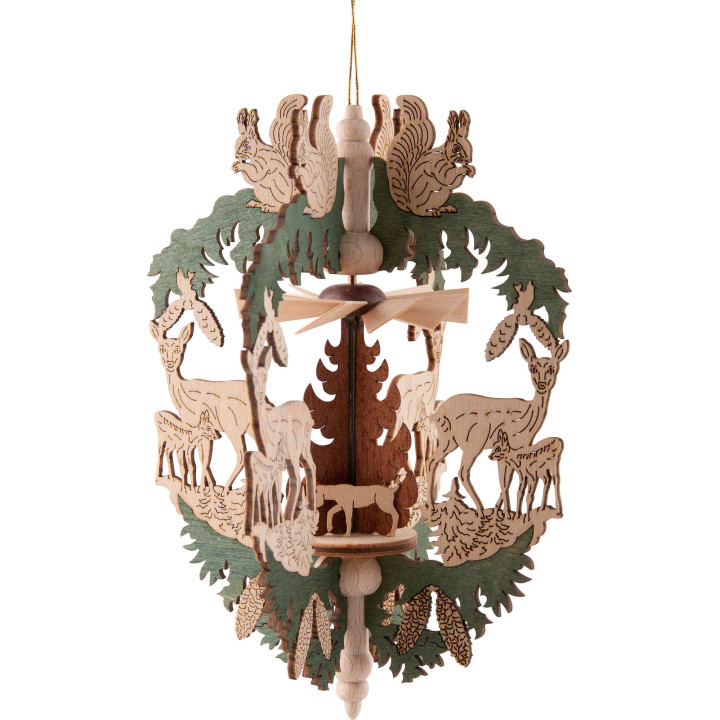 Tree Ornament - Deer with Fawn - 15,5 cm / 6.1 inch