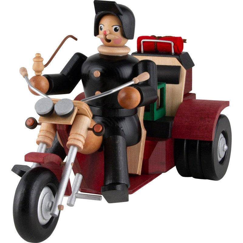 Räuchermännchen Trikefahrer - 18 cm