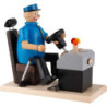 Räuchermännchen Busfahrer - 21 cm