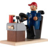 Räuchermännchen LKW Fahrer - 21 cm