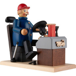 Räuchermännchen LKW Fahrer - 21 cm